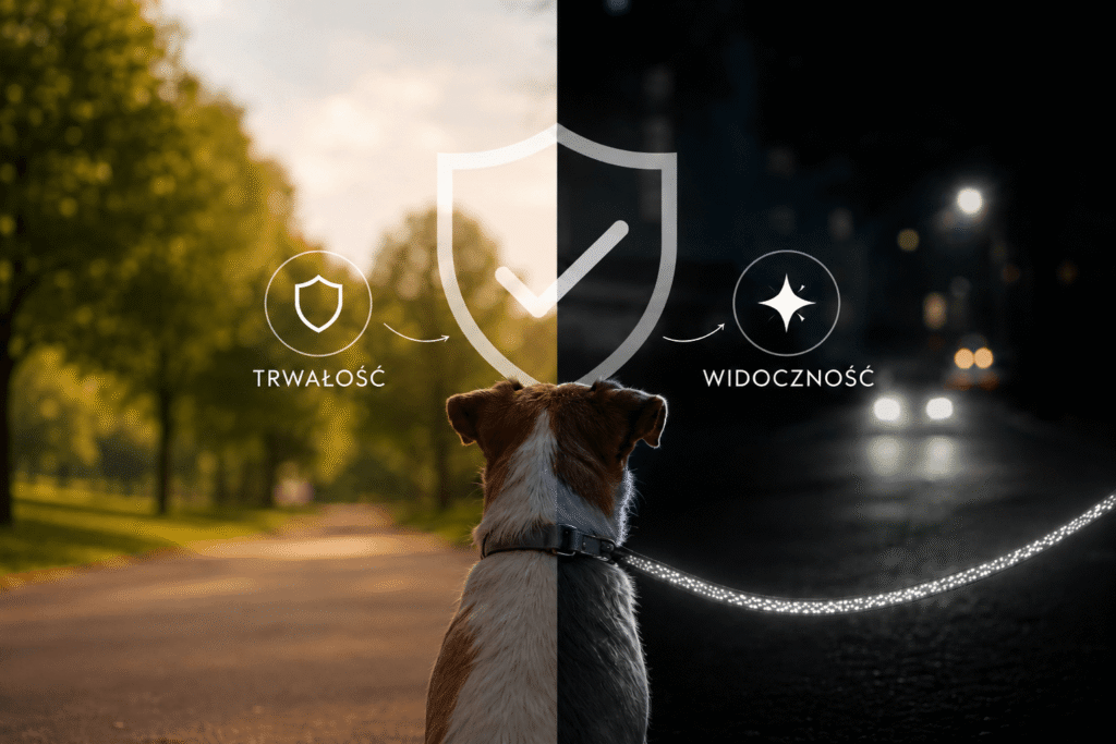 Jak zwiększyć trwałość i widoczność smyczy dla psa?