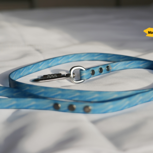 smycz PVC melanż blue